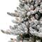 7.5ft. Pre-Lit Slim Flocked Royal Majestic Spruce Artificial Christmas Tree, Clear Lights